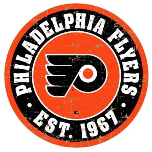 Mustang Drinkware - Philadelphia Flyers 22'' Vintage Wall Sign - Multicolor