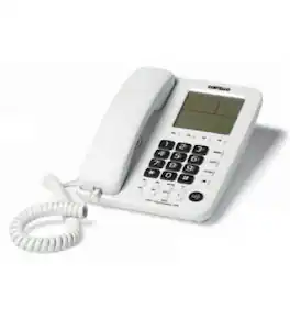Cortelco - Large Backlit Corded With Speakerphone 2109 - White
