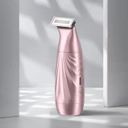 Front. Lila - LILA by AKUNBEM Pearl P1 Pro 2 in 1 Women Bikini Trimmer & Shaver - Pink.