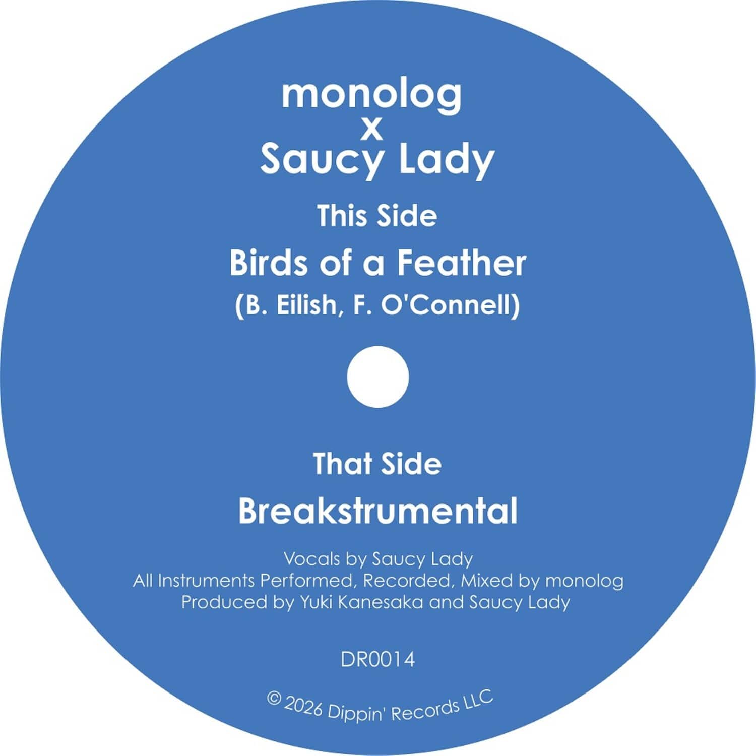 Monolog & Saucy Lady - Birds Of A Feather   - 7-INCH SINGLE [7 inch Vinyl Disc] price history on PriceWatchPro