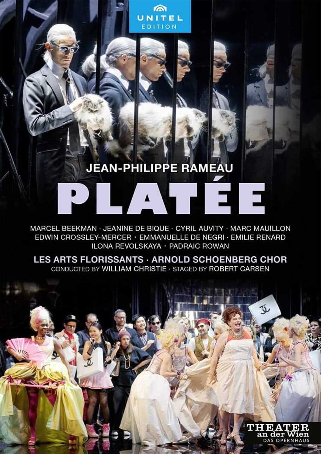 Arnold Schoenberg Chor Auvity Crossley-Mercer Bique Les Arts Florissants Mauillon Beekman Car - Platee  - DVD