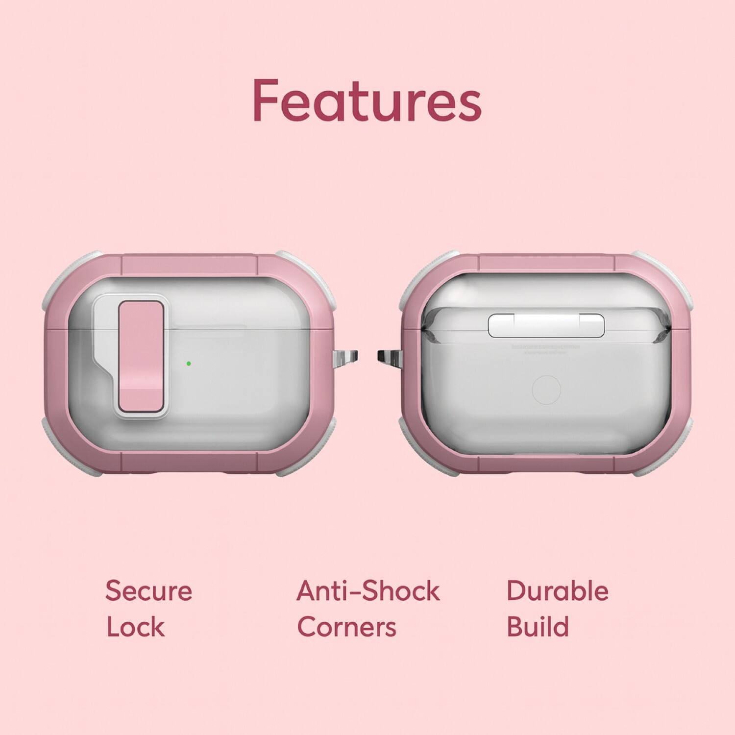 Features

- Secure Lock
- Anti-Shock Corners
- Durable Build