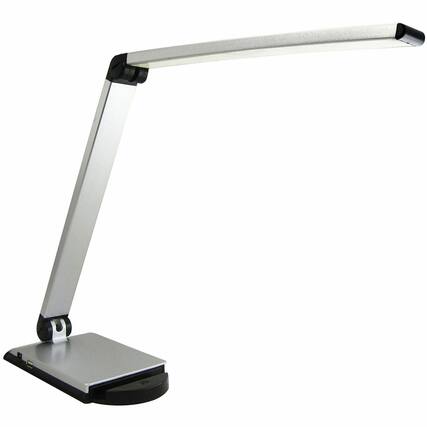 Front. Lorell - Lorell Smart Device Slot/USB Task Light 8 W LED Bulb USB Charging Dimmable.