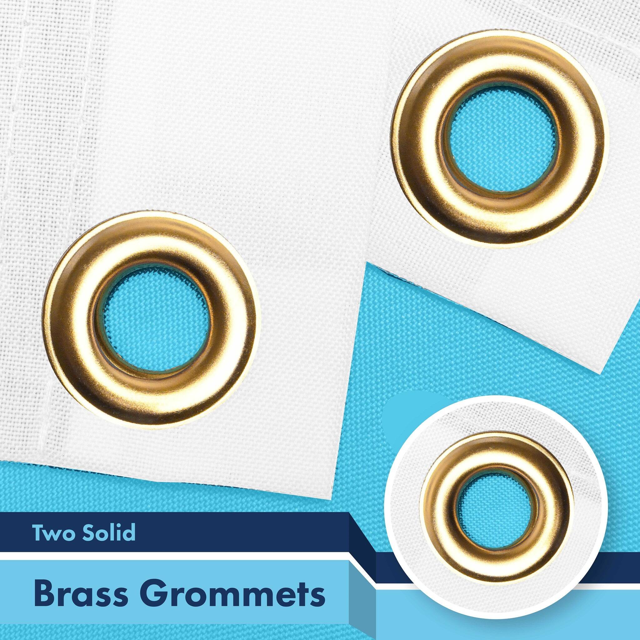 Two Solid Brass Grommets