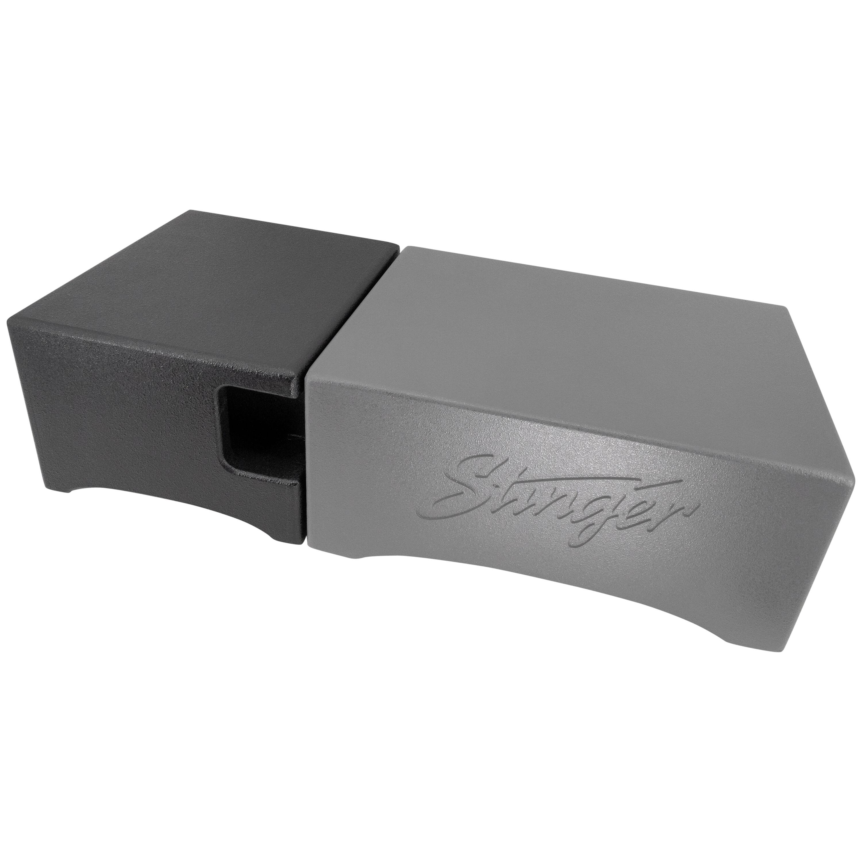 Alt View 22. AudioControl - Add-On Extension Port for 10” Dual-Voice-Coil 2-Ohm Loaded Subwoofer Enclosure - Black.