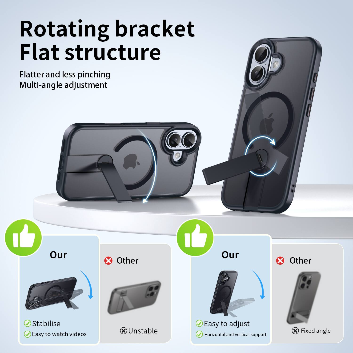 Dteck for Apple iPhone 17 Magnetic Case,Support Wireless Charging,Slim ...