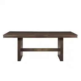 New Classic Furniture - Kody Wood Rectangular Dining Table in Dark Walnut - Brown