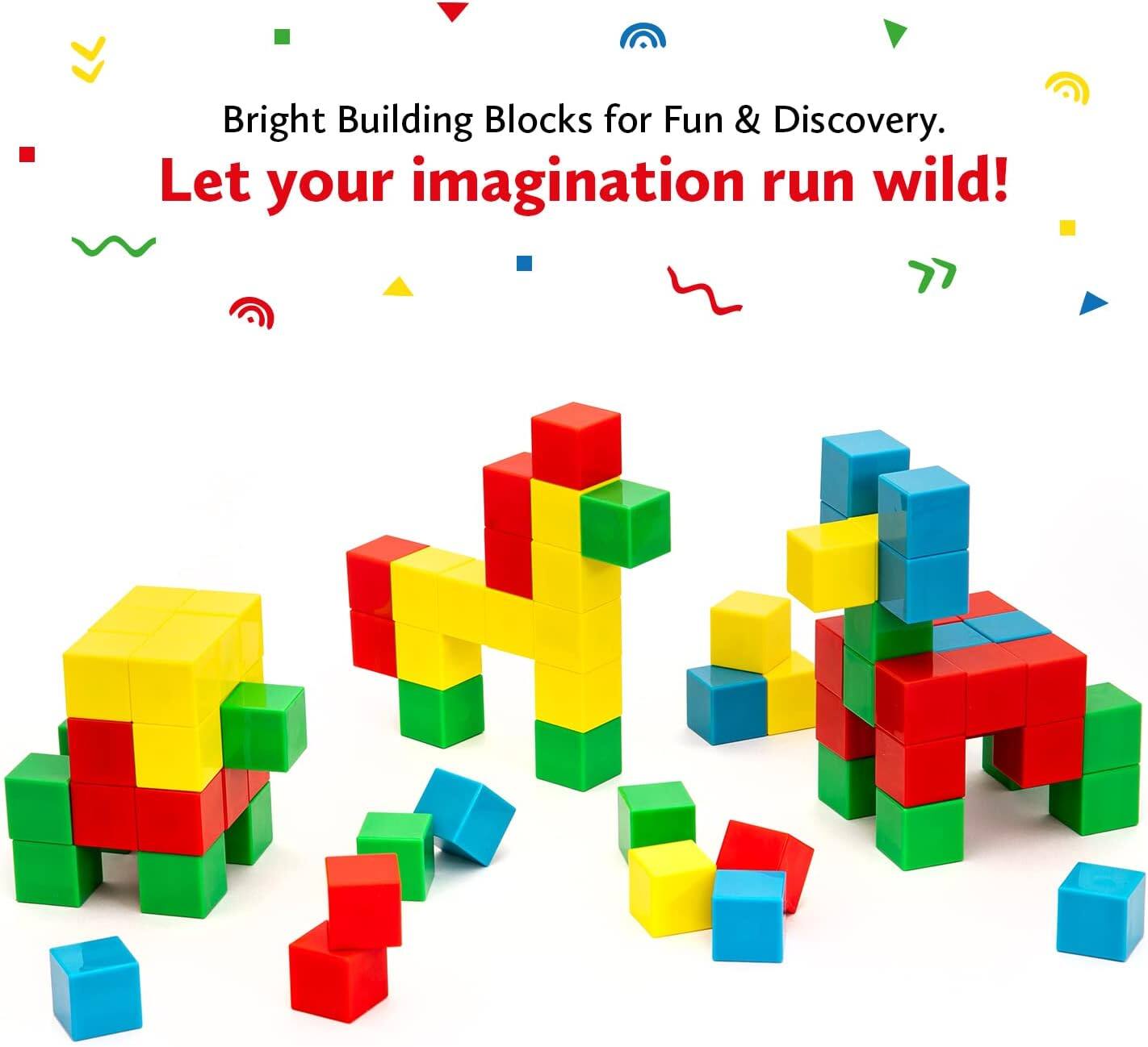 Bright Building Blocks for Fun & Discovery.  
Let your imagination run wild!