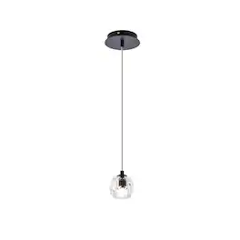 Elegant Lighting - Eren 1 light pendant - Black