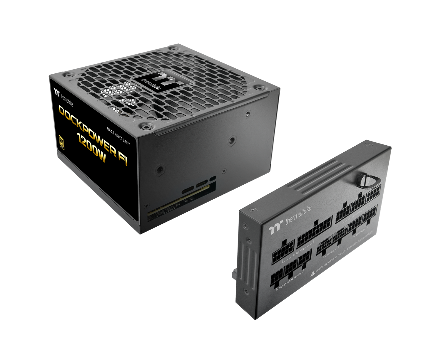 Thermaltake - Dockpower FI 1200W ATX 3.1 Full Modular 80+ Gold Power Supply