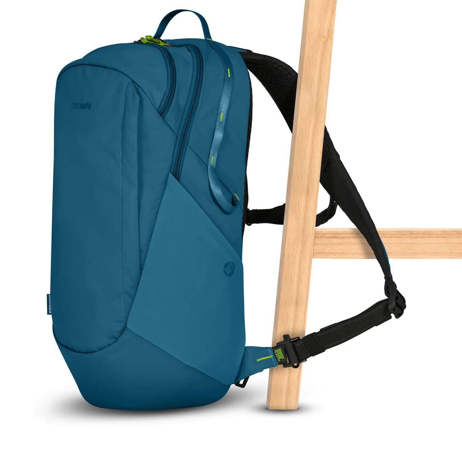 Alt View 1. Pacsafe - Pacsafe ECO 25L Anti Theft Backpack (Tidal Teal) - Tidal Teal.