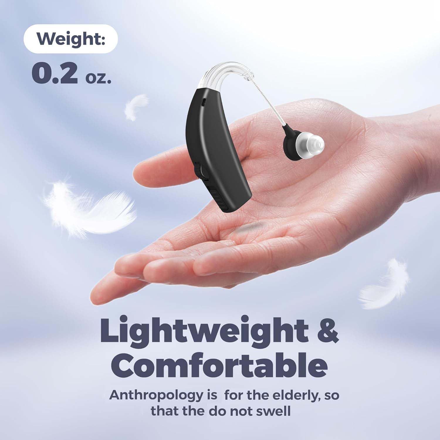 Weight: 0.2 oz.

Lightweight & Comfortable

Anthropology is for the elderly, so that they do not swell.