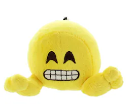 Nerd Block - Plushi Palz 4" Emoji Plush: Grinning - Yellow