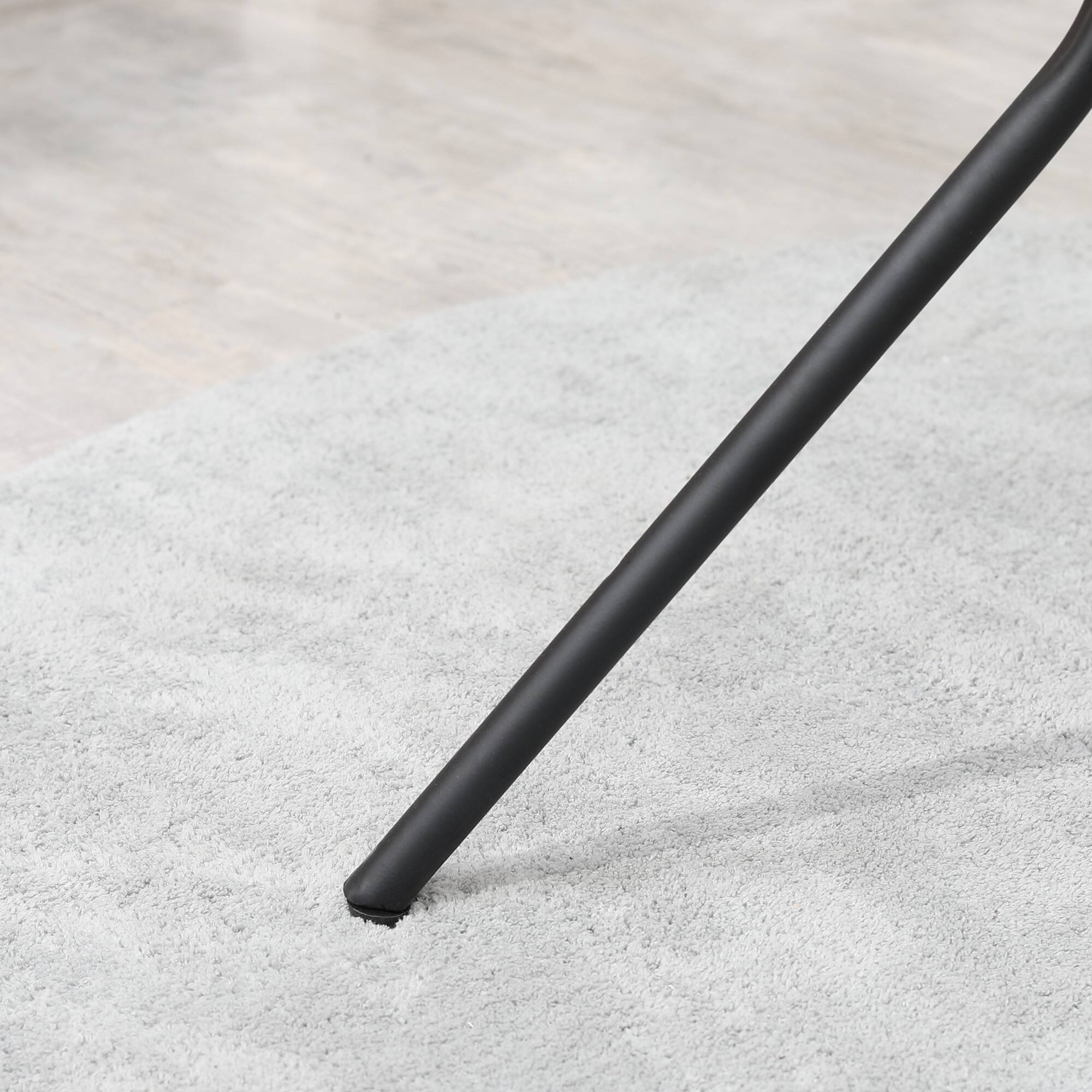 Alt View 8. Outsunny - 35" Round Outdoor Patio Bistro Dining Table, French Cafe Style, Conversation Space, Fast Drying Metal Mesh Tabletop - Black.