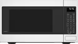 Café - 1.5 Cu. Ft. Convection Countertop Microwave with Sensor Cooking and Built in Wi-Fi - Matte White - Front_Zoom