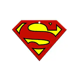 Trend Setters - DC Comics (Superman Classic Logo) Diamond-Shaped Acrylic Print - Multicolor
