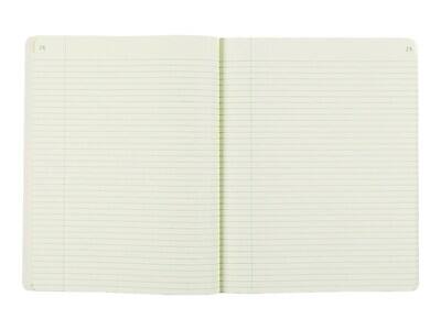 Alt View 2. Rediform - Rediform Chemistry Lab Notebook, 7.5" x 9.25", Narrow Ruled, 60 Green Tint Sheets, Blue Cover (43571).