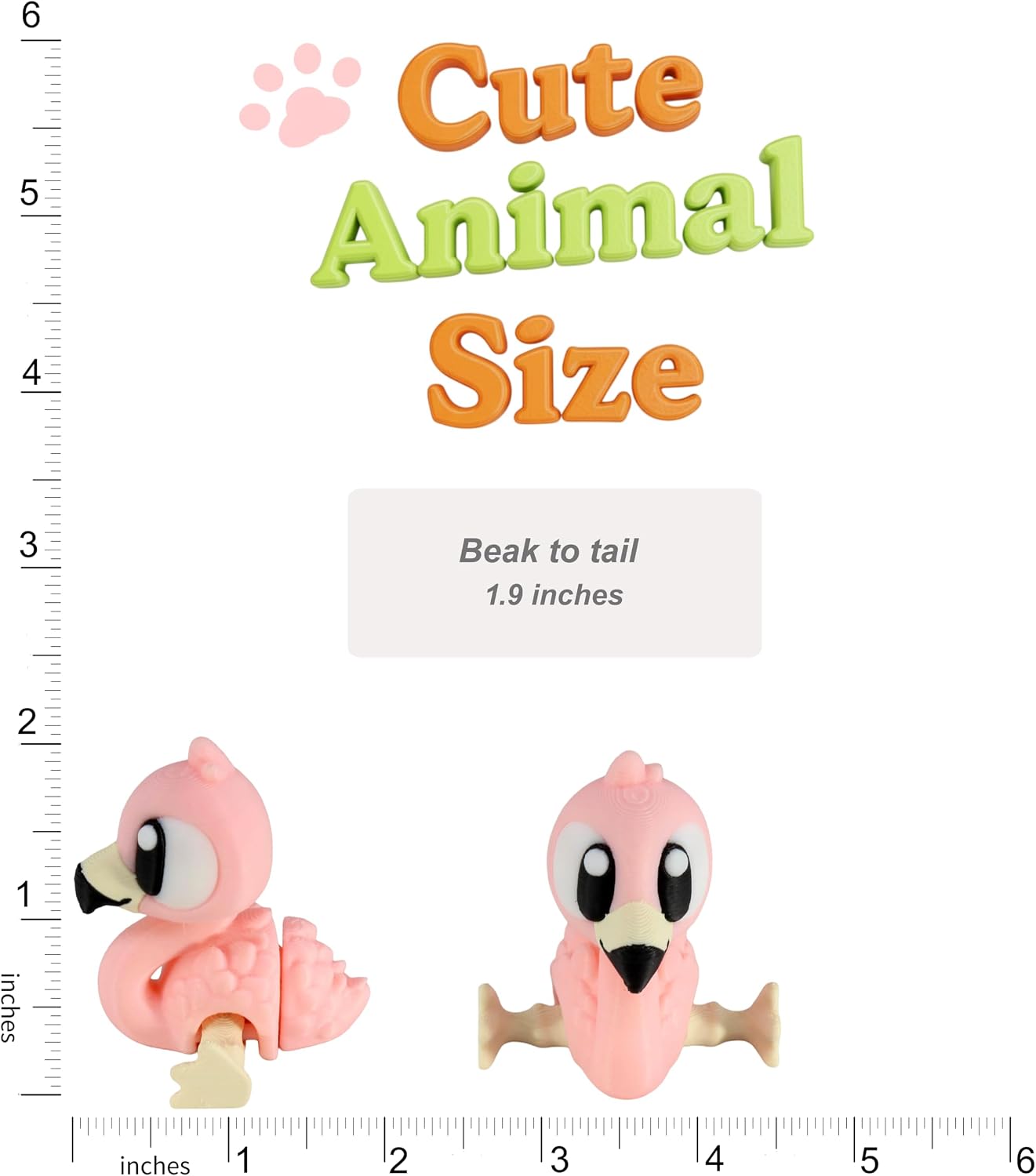 Cute Animal Size

Beak to tail 1.9 inches
