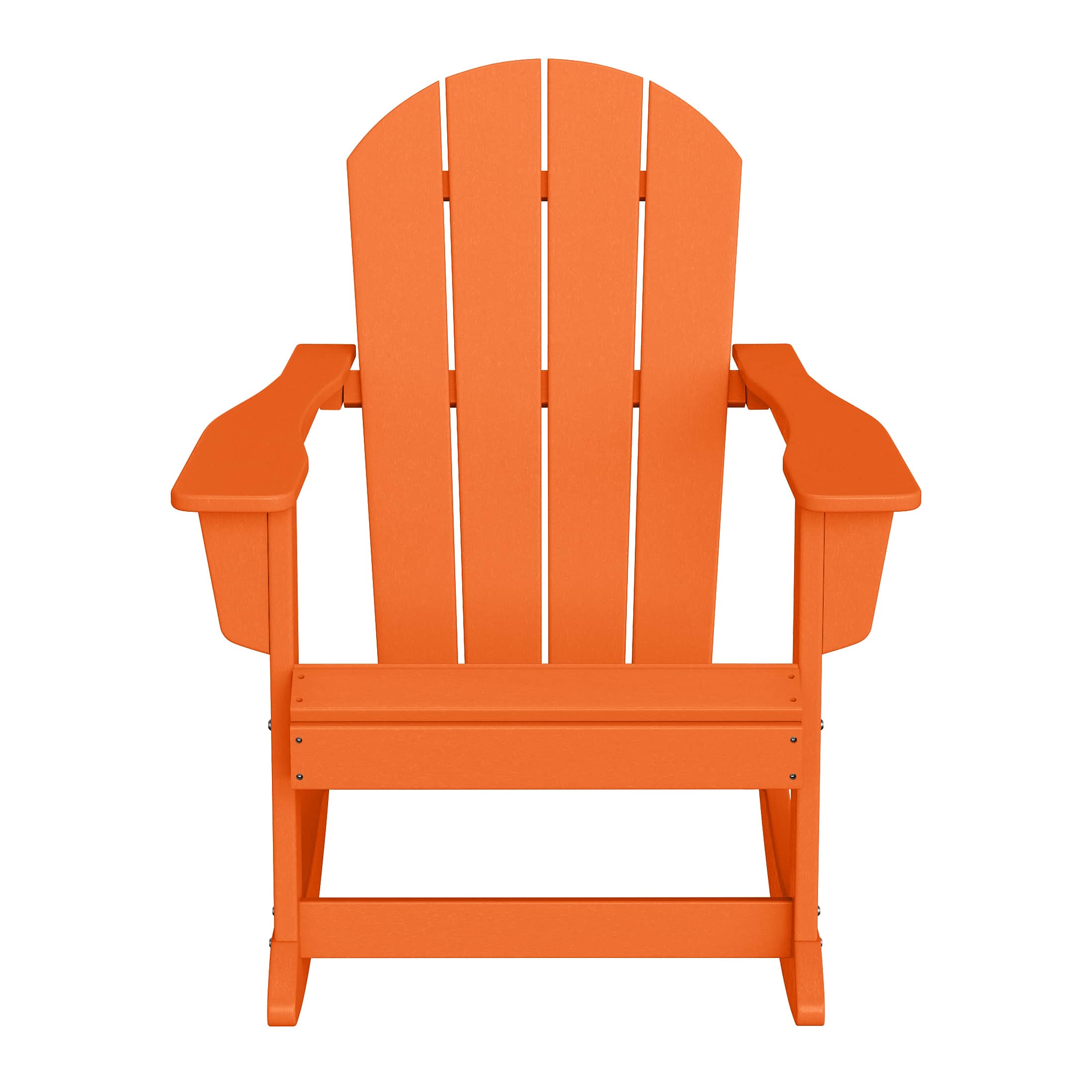 WestinTrends - Malibu Outdoor / Patio Poly Adirondack rocking chair - Orange price history on PriceWatchPro