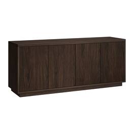 Hudson&Canal - Hanson Rectangular Fluted TV Stand for TV's up to 65" - Alder Brown