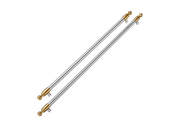 Front. Bertazzoni - 30" Bertazzoni Heritage Series Refrigerator Accessory - Compatible with 30 inches Built-in refrigerator - Stainless Steel/Gold.