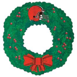 Fan Creations - Cleveland Browns 16'' Team Wreath Sign - Green