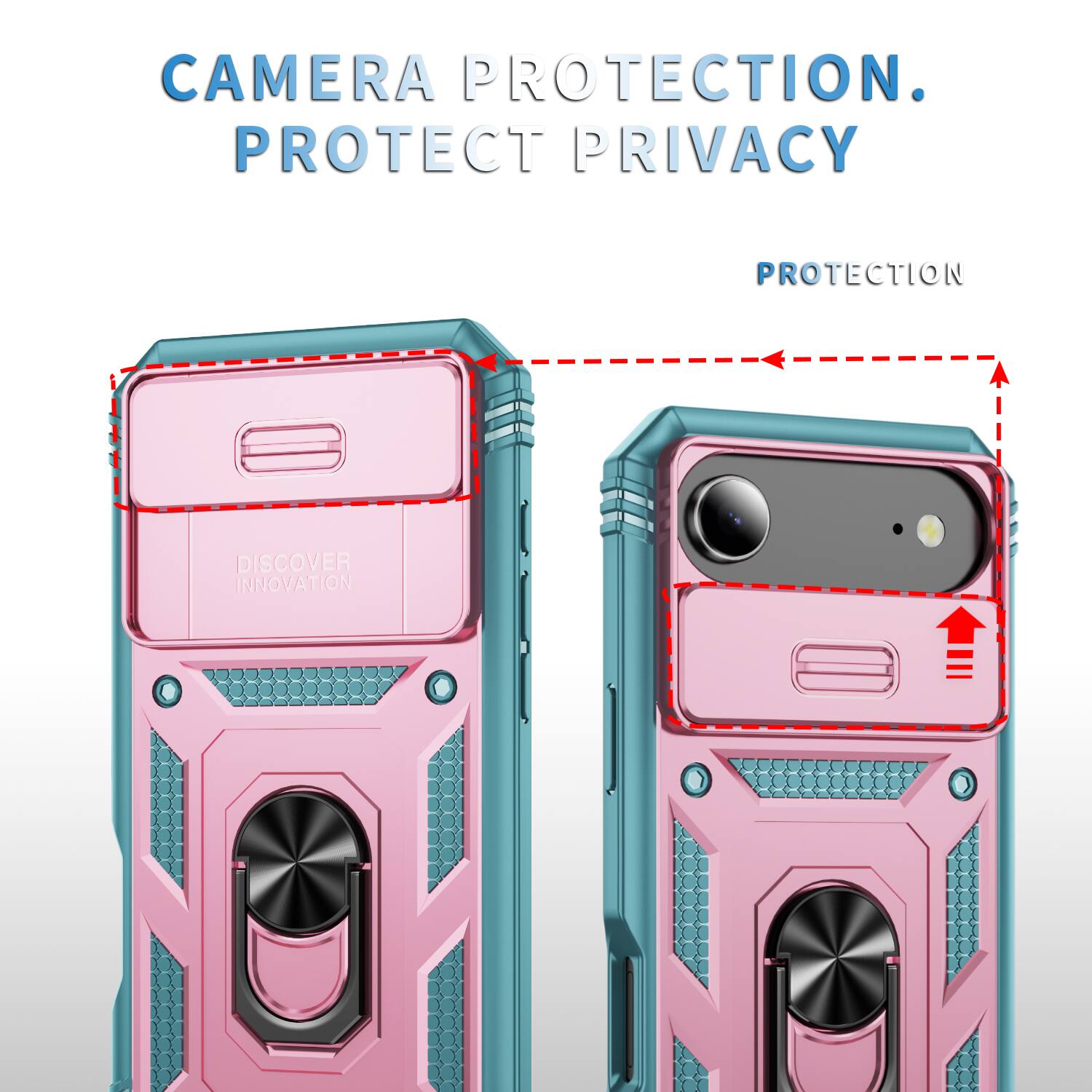 CAMERA PROTECTION.  
PROTECT PRIVACY  
PROTECTION  
DISCOVER INNOVATION