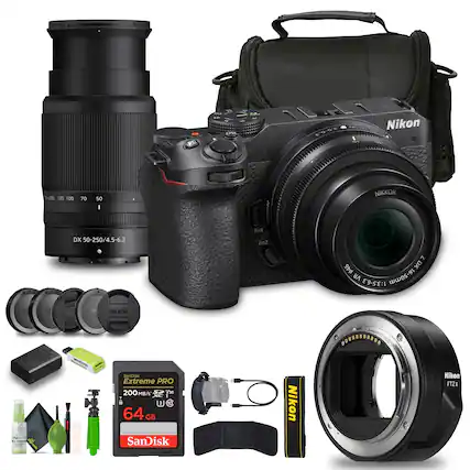 P COSE Nikon 00Gl SEL 100 70 50 I NIKKOR DX 50-250/4.5-6.3 Fnt Fn2 N 46 DX VR 1:3.5-6.3 16-50mm NIE NE NINE N NIKKOR d nr .
Sanzo Extreme PRO 200 /s V3e XC I 3 10 64 GB SanDisk Nikon
Nikon FTZ1