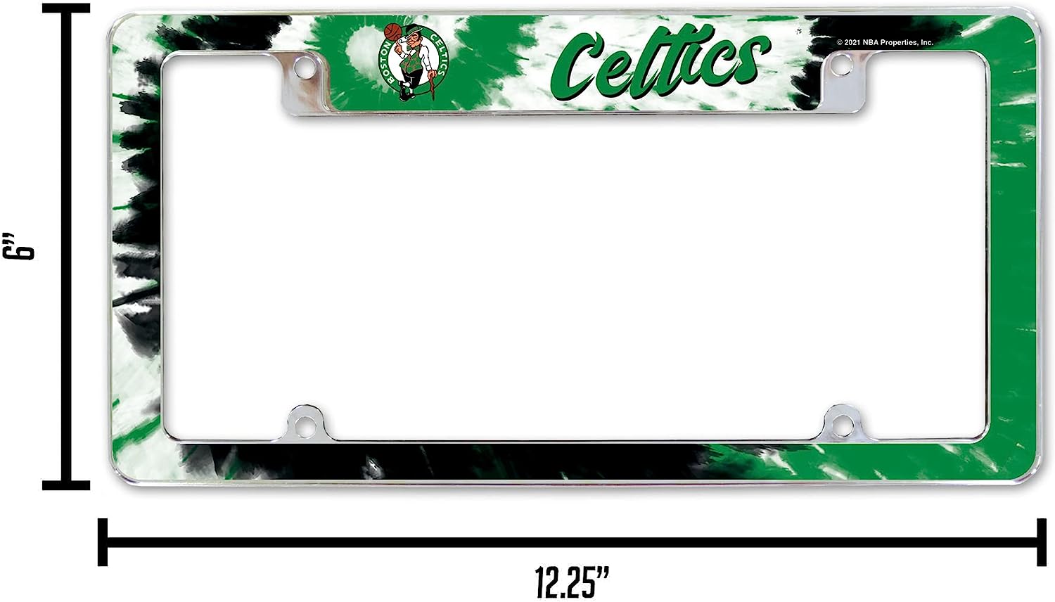 6" | Boston Celtics 2021 NBA Properties, Inc. Celtics 12.25"