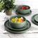 Alt View 6. Gibson - Gibson Soho Lounge Bryant Park 12 Piece Reactive Stoneware Dinnerware Set in Sage Green - Sage Green.