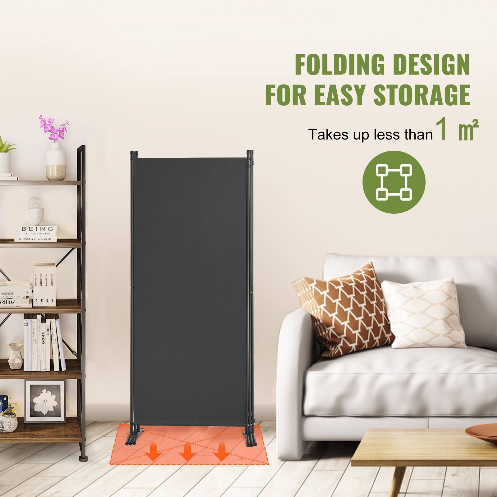 FOLDING DESIGN FOR EASY STORAGE
Takes up less than 1 m²
BEING
OSL VO. - VHIN - mn CORA