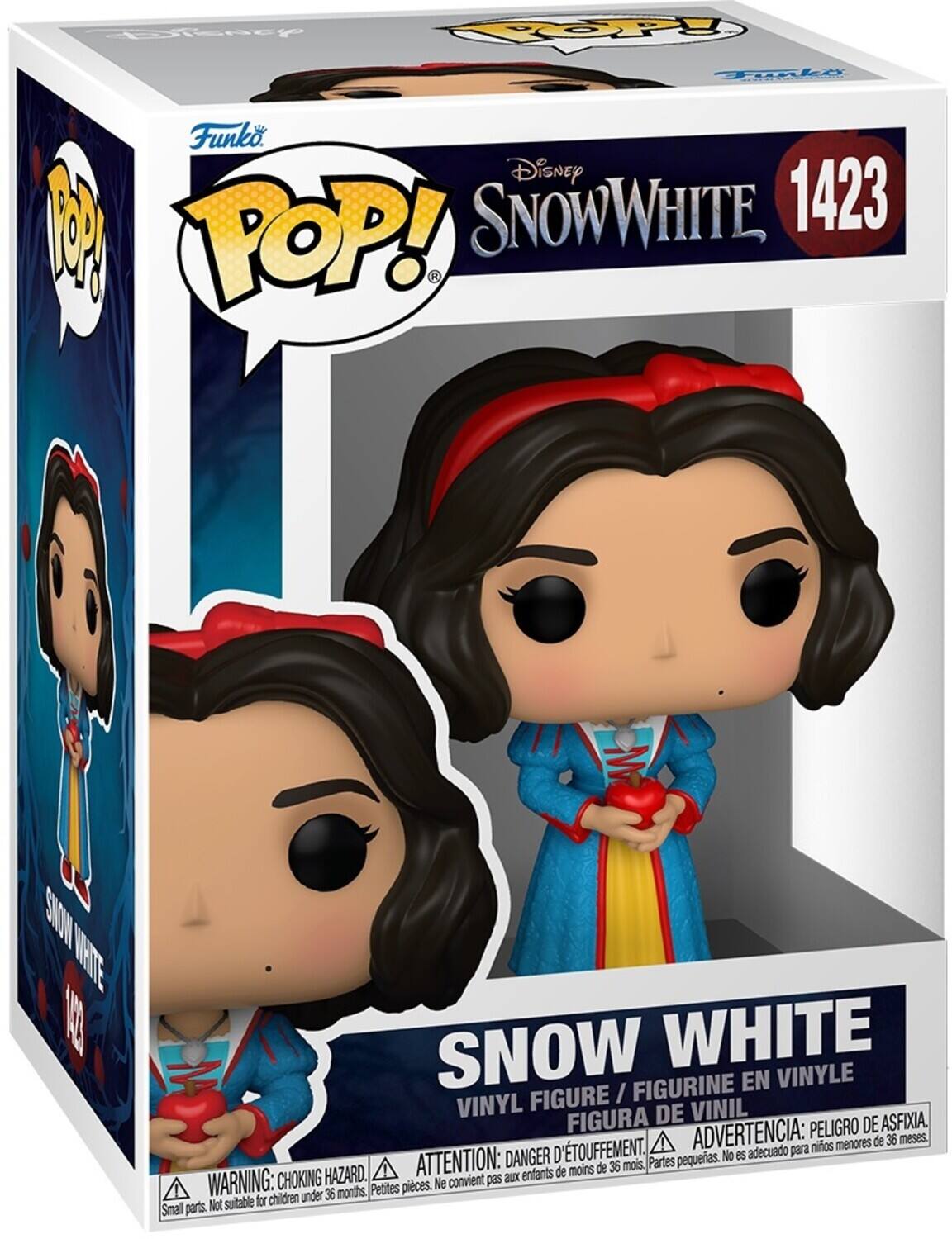 Coreary POOP FClA Funko. Disney f SNOWWHITE 1423 POP! R SION LNALE  SNOW WHITE FIGURINE EN VINYLE FIGURE / VINYL DE VINIL FIGURA ADVERTENCIA: PELIGRO DE ASFIXIA, menores de 36 meses. TOUFFEMENT. adecuado para nios ATTENTION: DANGER D Partes pequeias. No es de moins de 36 mois. WARNING: CHOKING HAZARD. convient pas aux entants Petites pieces. Ne for children under 36 months Snall parts. Not suitable