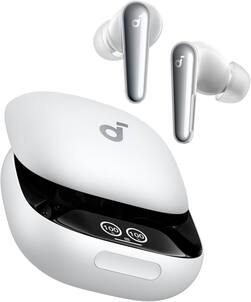 Soundcore - by Anker Liberty 4 Pro True Wireless Noise Cancelling Headphones - White