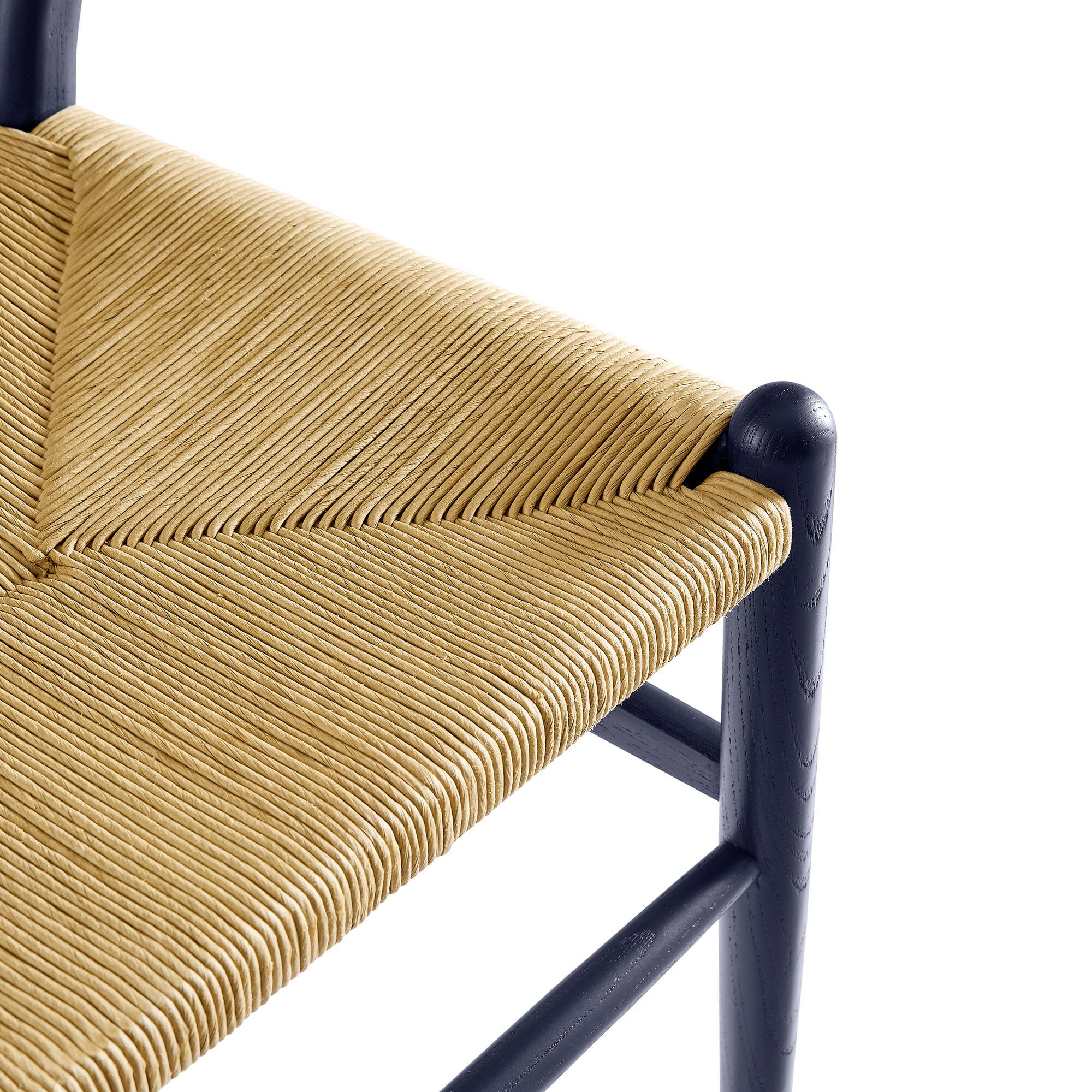 Alt View 6. Modway - Amish 32" Wood Dining Accent Chair by Modway - Midnight Blue.