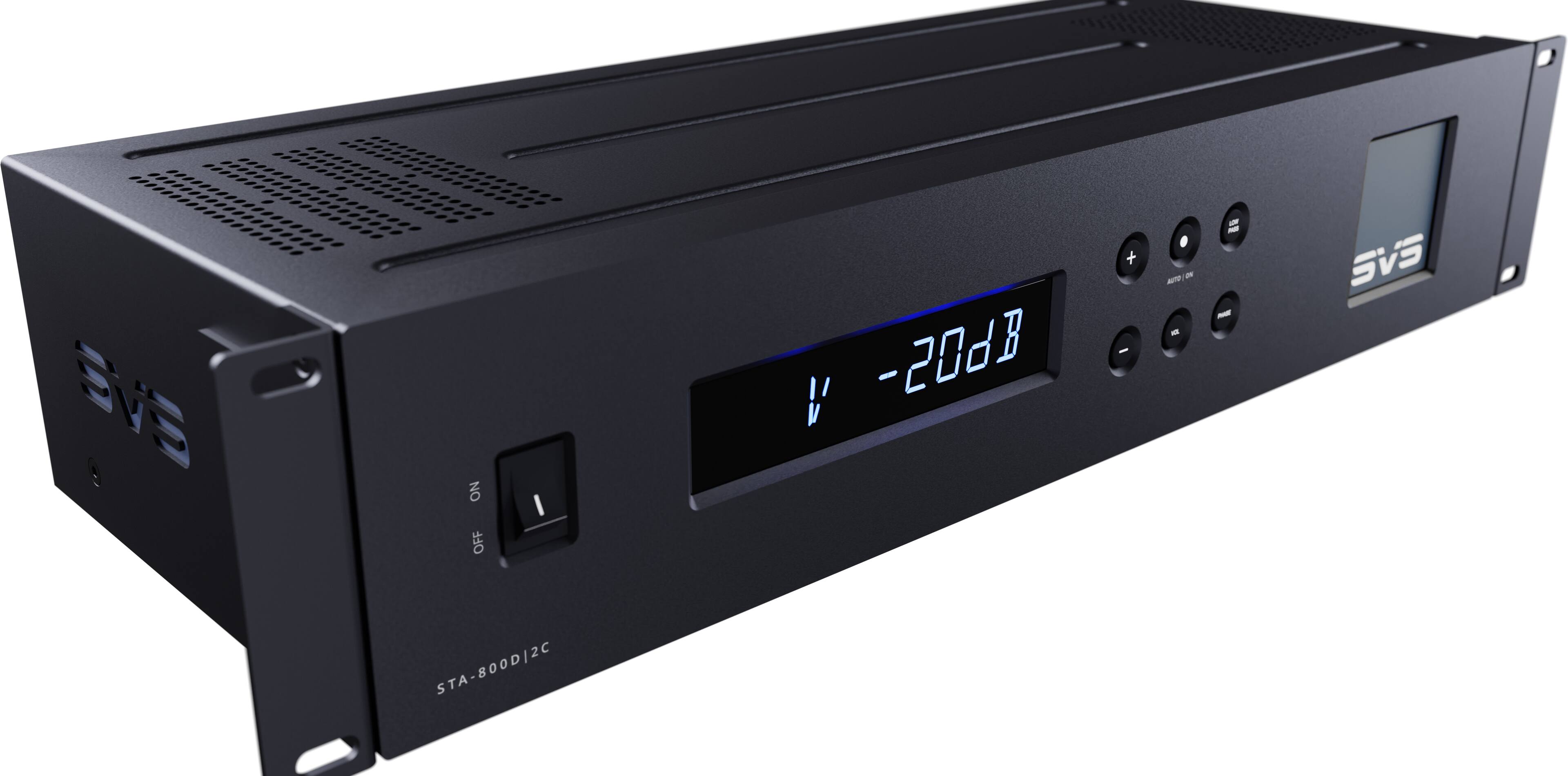 The text on the image reads "SVS ON OFF I V -2088 + - - SVS STA-800DI2C." This text is grouped and corrected as follows:

"SVS ON OFF I V -2088 + - - SVS STA-800DI2C"

The text is grouped as follows:

1. "SVS ON OFF I V -2088 + - -"
2. "SVS STA-800DI2C"