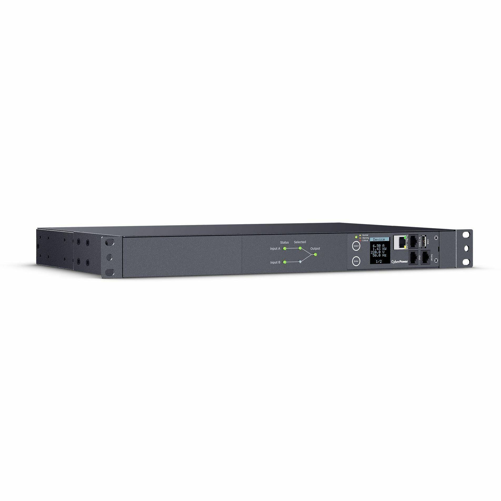 CyberPower Switched ATS PDU PDU44004 12 Outlets PDU Black - Best Buy