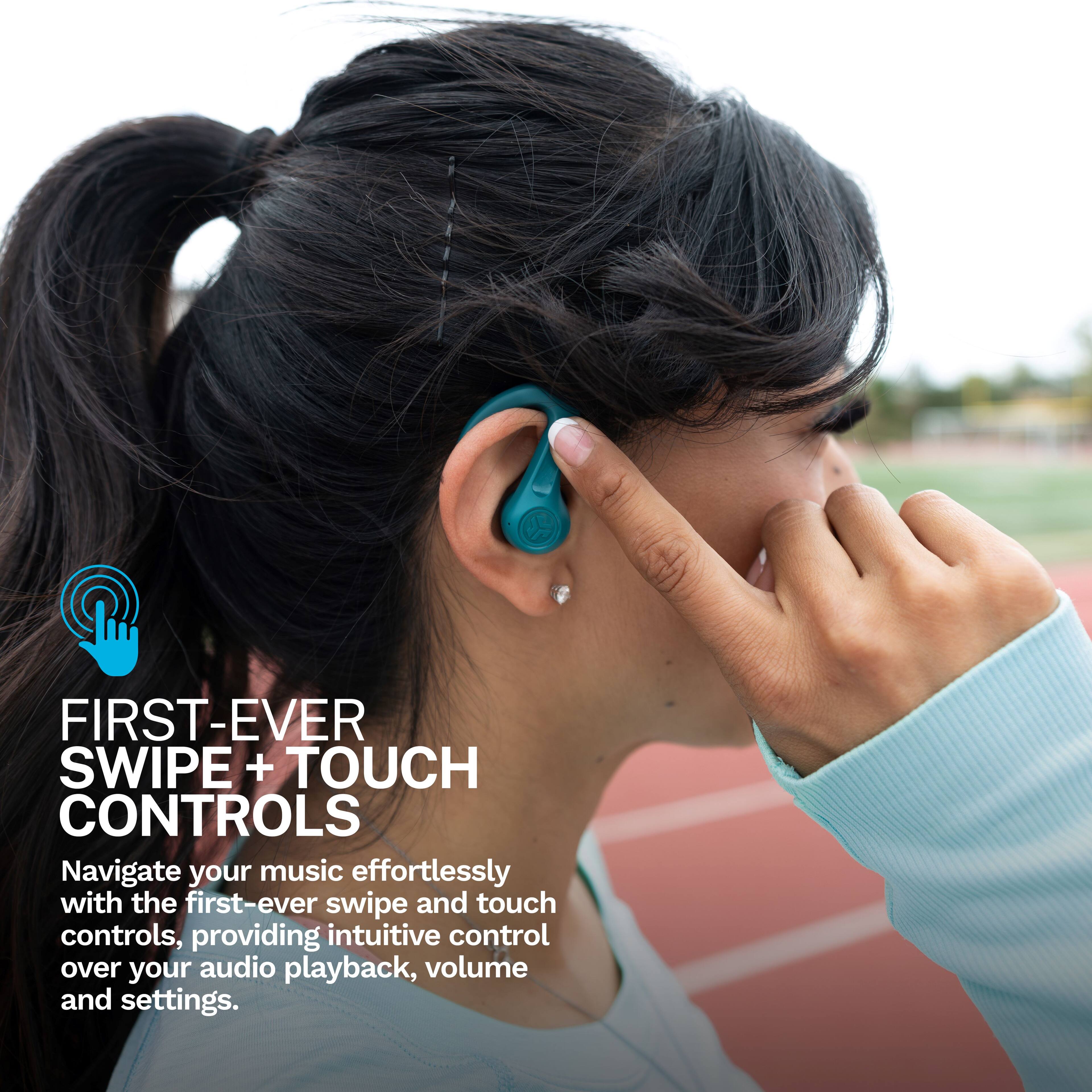 FIRST-EVER SWIPE + TOUCH CONTROLS

Navigate your music effortlessly with the first-ever swipe and touch controls, providing intuitive control over your audio playback, volume and settings.