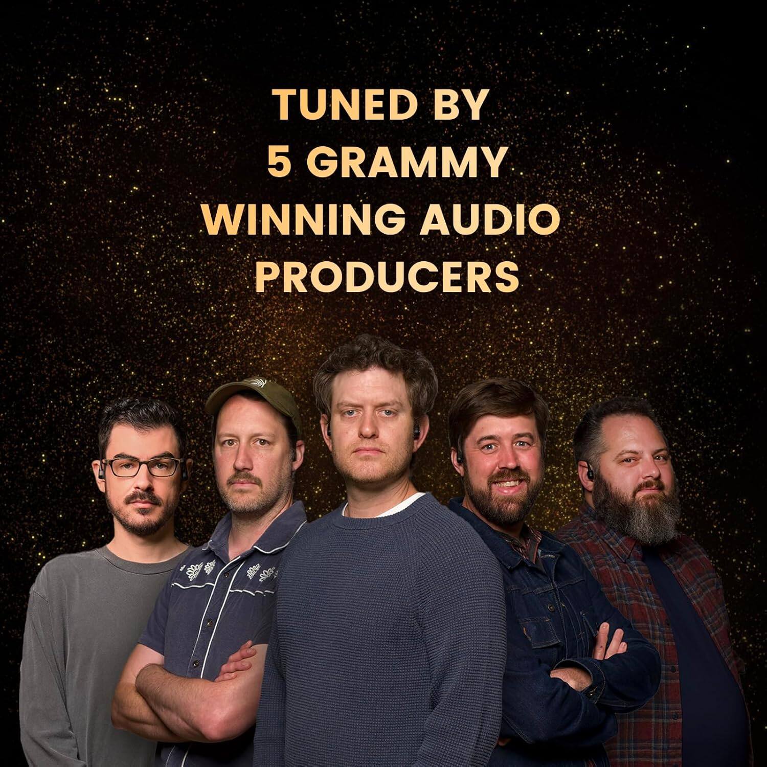 TUNED BY  
5 GRAMMY  
WINNING AUDIO  
PRODUCERS