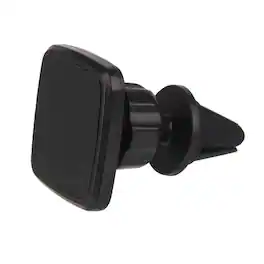 Entronix - Magnetic Car Mount - Versatile Stick-On AC Vent Clip for All Phones - Black