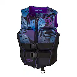 O'Brien - Watersports Ladies Flex V-Back Lightweight Safety Life Jacket, Medium - Purple