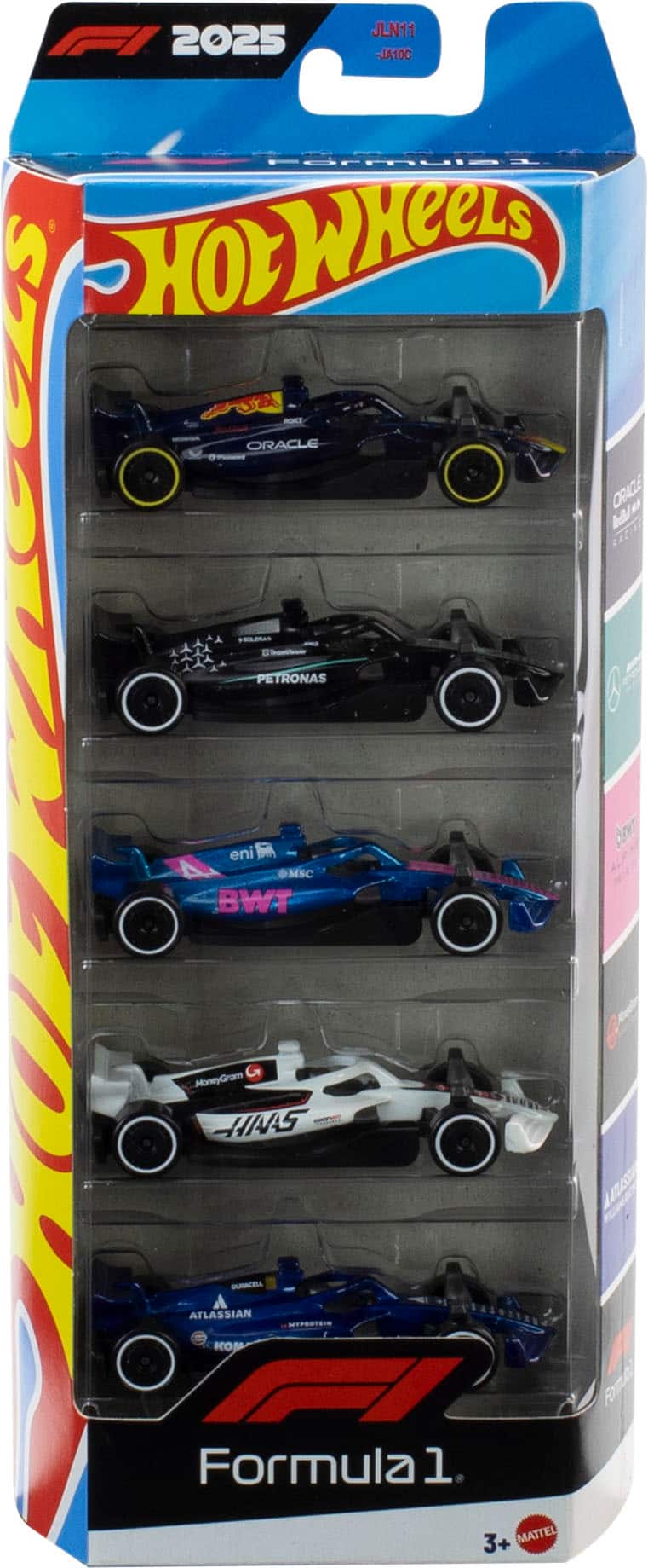 Hot Wheels - HW 1:64 F1 Race Cars (5-Pack )