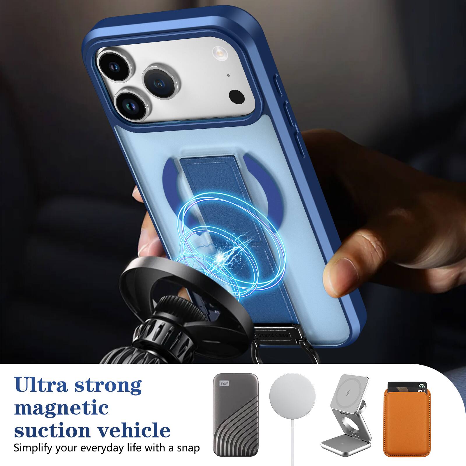 Ultra strong magnetic suction vehicle  
Simplify your everyday life with a snap