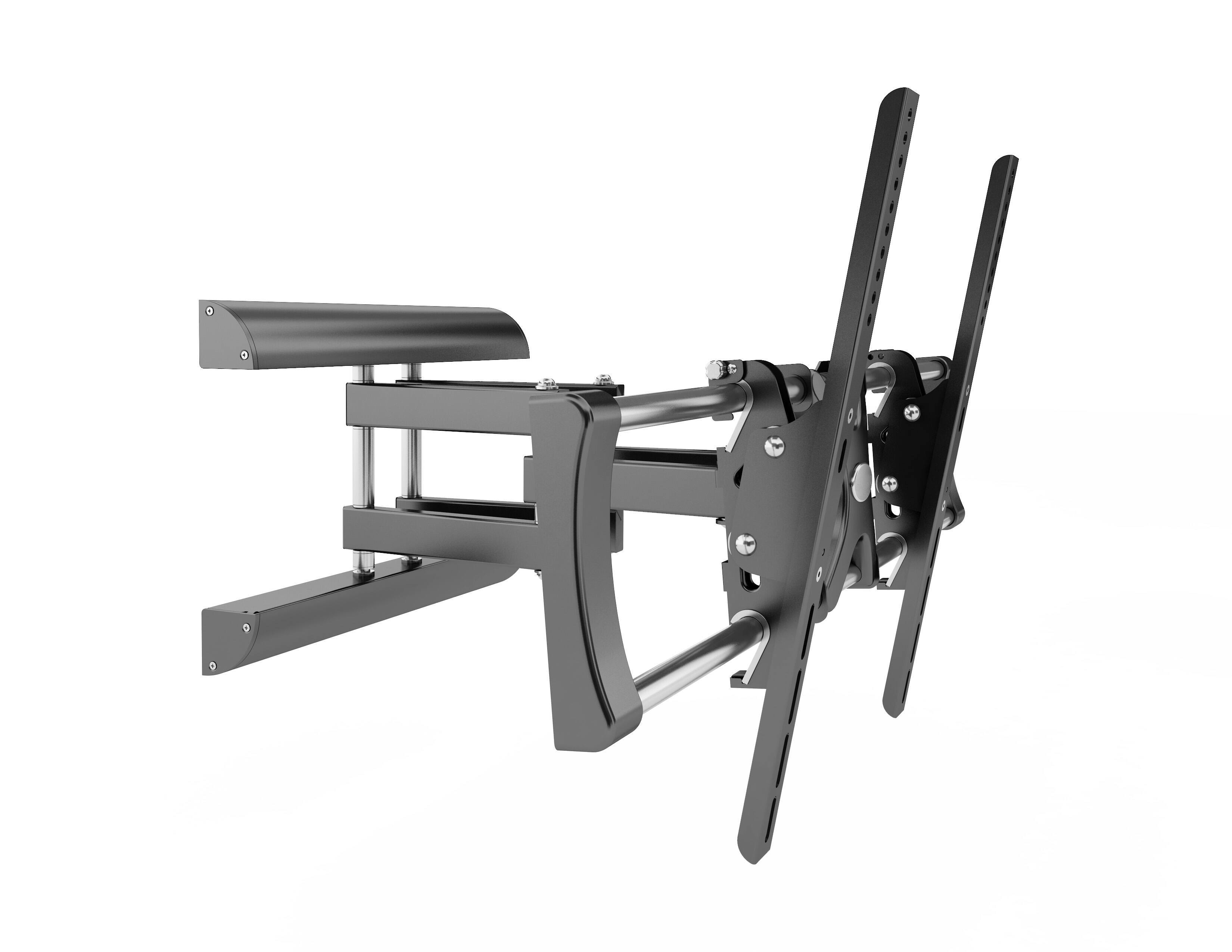 Alt View 1. CorLiving - CorLiving Articulating Flat Panel Wall Mount for 42" - 65" TVs - Black.