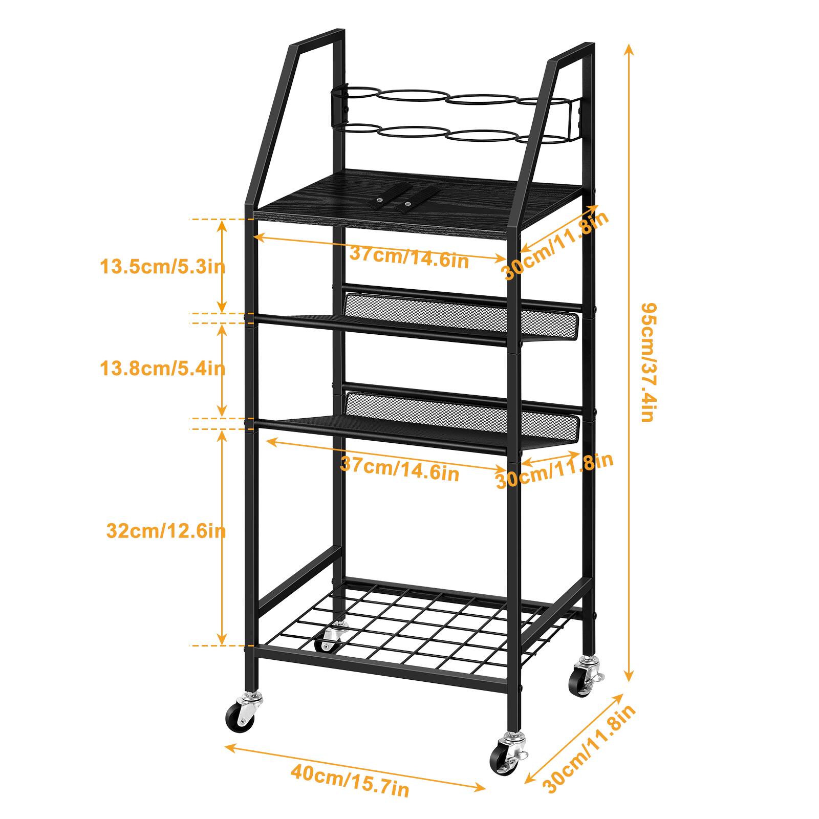13.5cm/5.3in  
13.8cm/5.4in  
37cm/14.6in  
30cm/11.8in  
95cm/37.4in  
37cm/14.6in  
30cm/11.8in  
32cm/12.6in  
40cm/15.7in  
30cm/11.8in