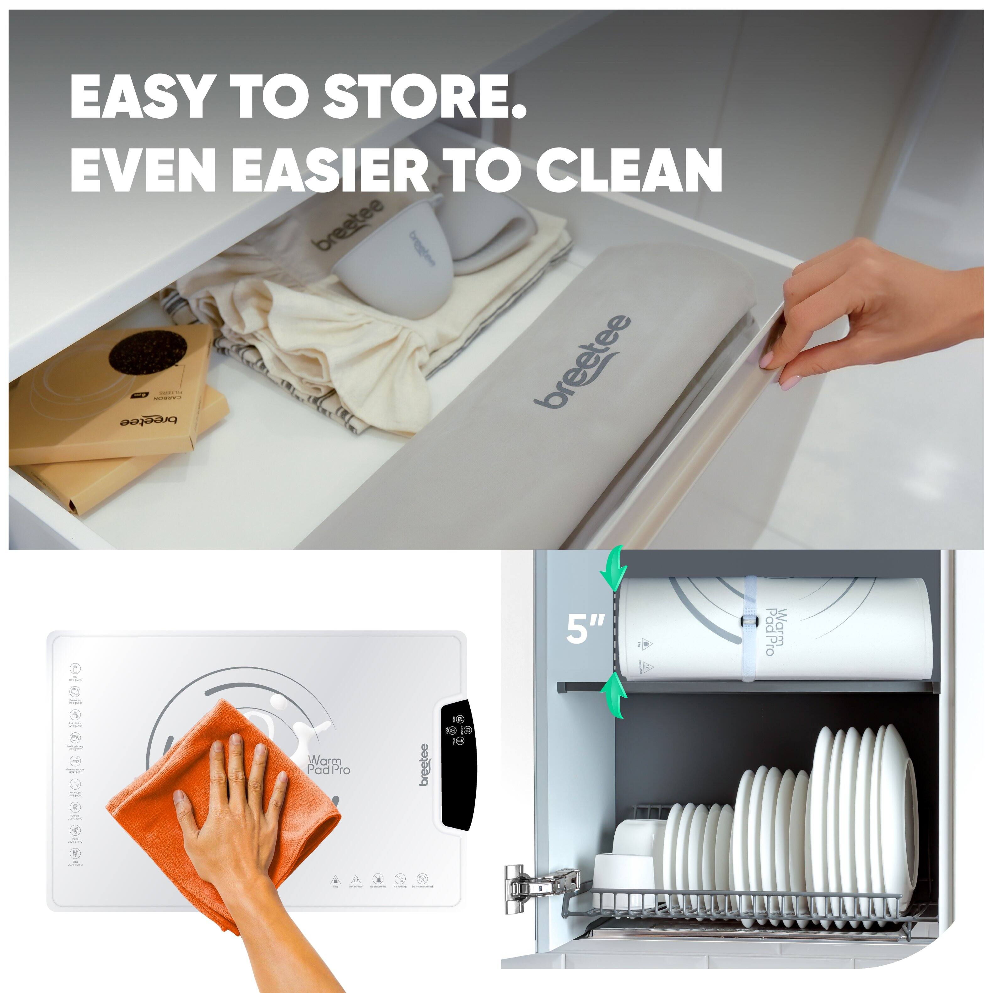 EASY TO STORE. EVEN EASIER TO CLEAN

bree tee

5" padPro DDd - I - Worm Pad Pro

publee * R 19 18 7 Y ee | I