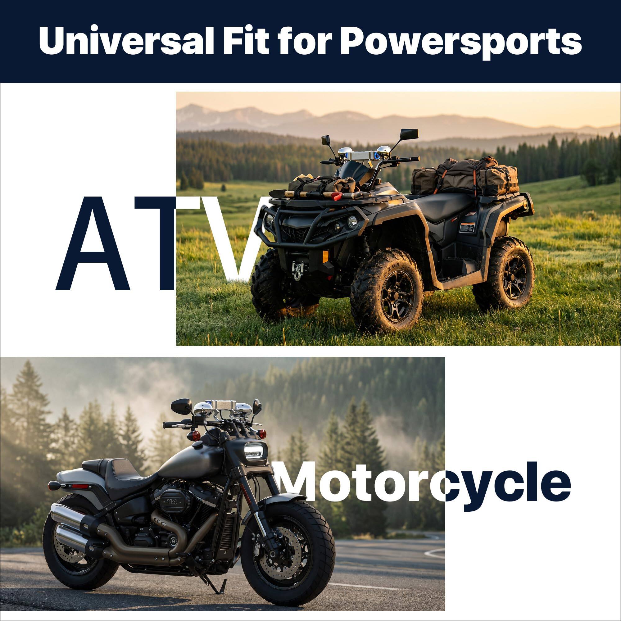 Universal Fit for Powersports

ATV

Motorcycle