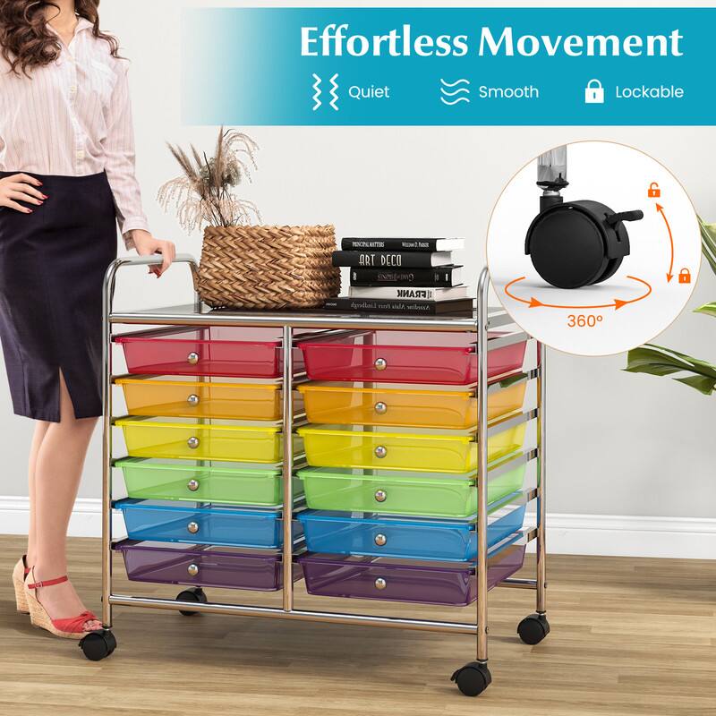 Effortless Movement  
Quiet  
Smooth  
Lockable  

360°