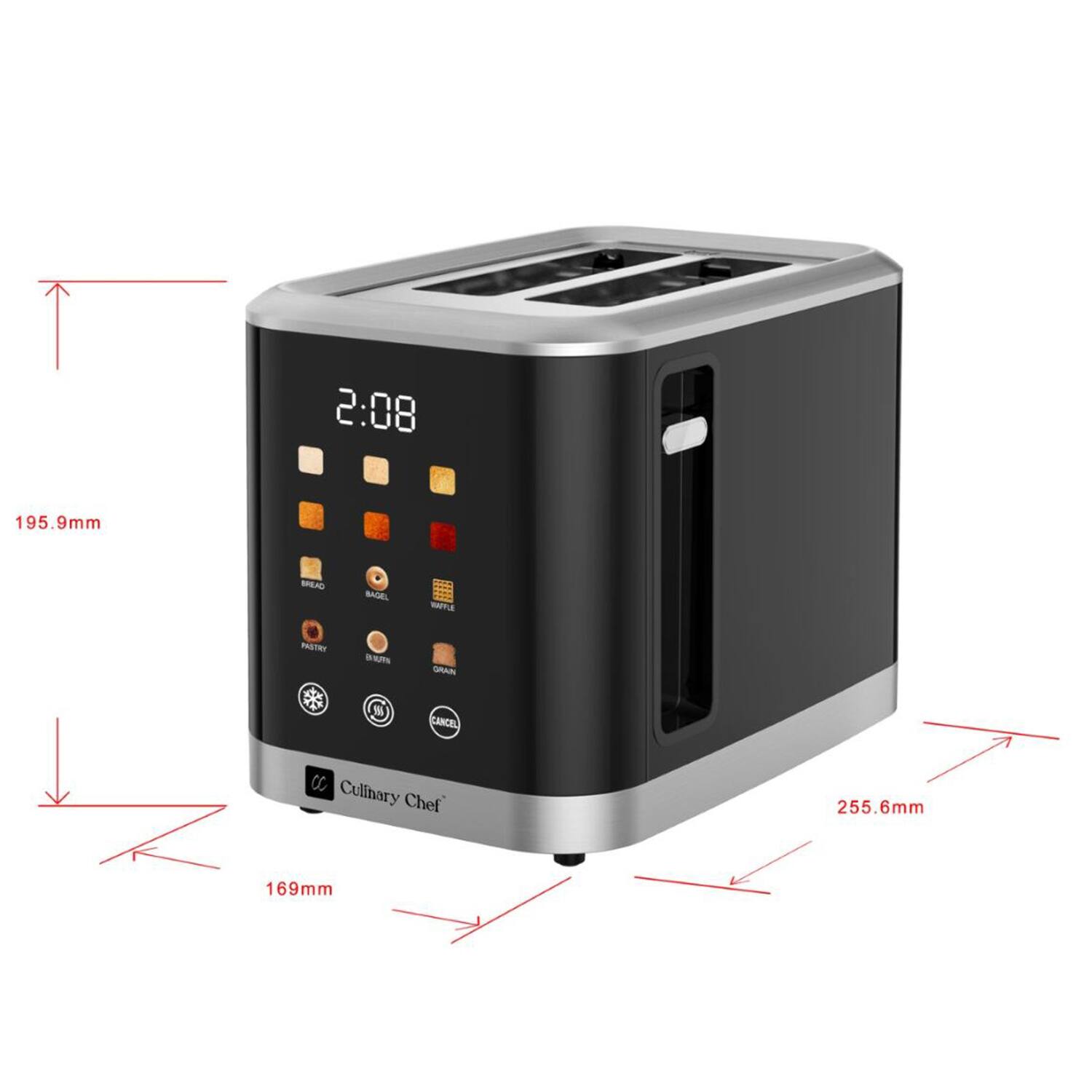 2:08  
195.9mm  
SREID BAGEL WAPFR MT B GRAN  
CANCE  
Culinary Chef  
255.6mm  
169mm