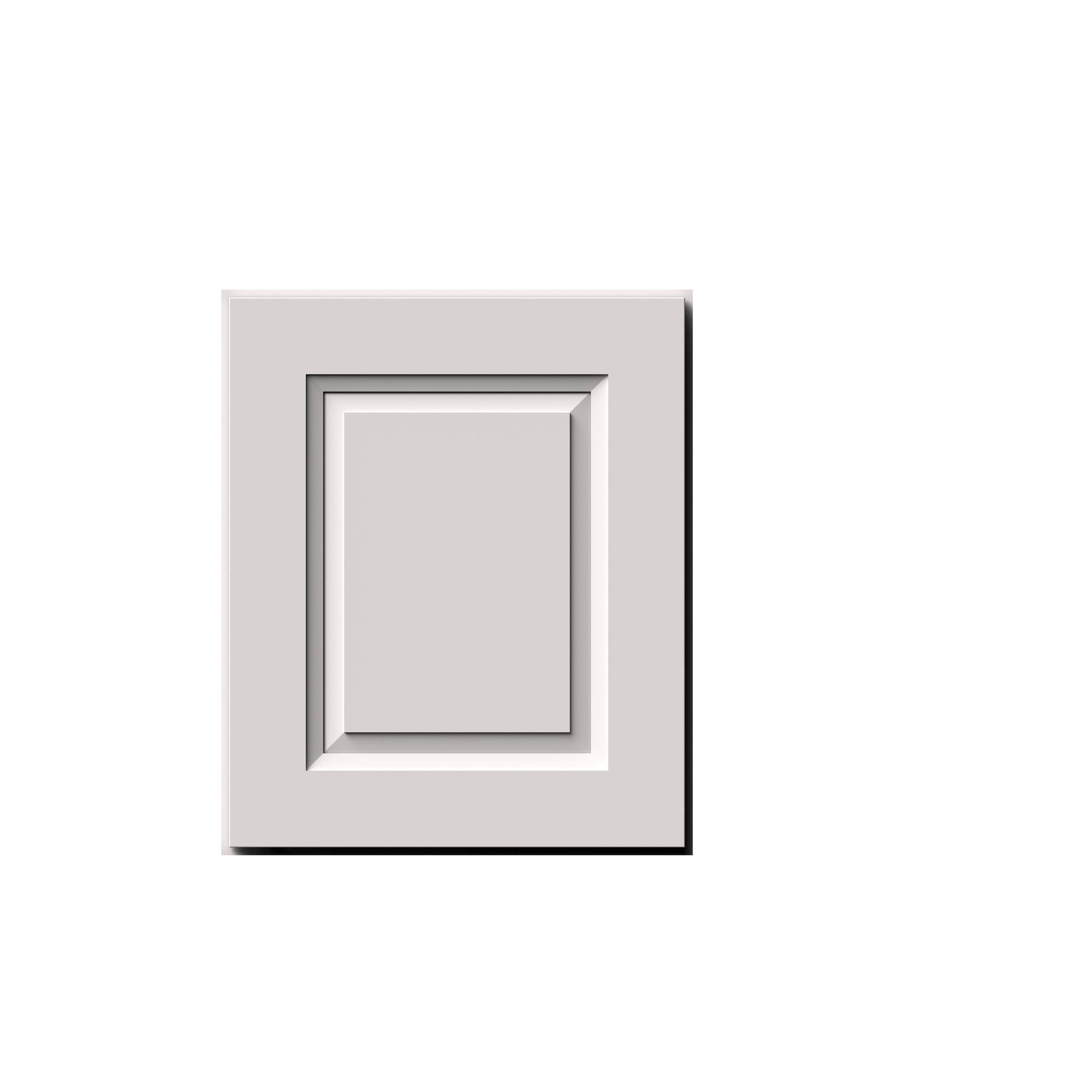 Alt View 1. Boyel Living - 15-in W x 18-in H x 12-in D Shaker RTA Kitchen Wall Cabinet with Soft-Close Doors - Glacier White.