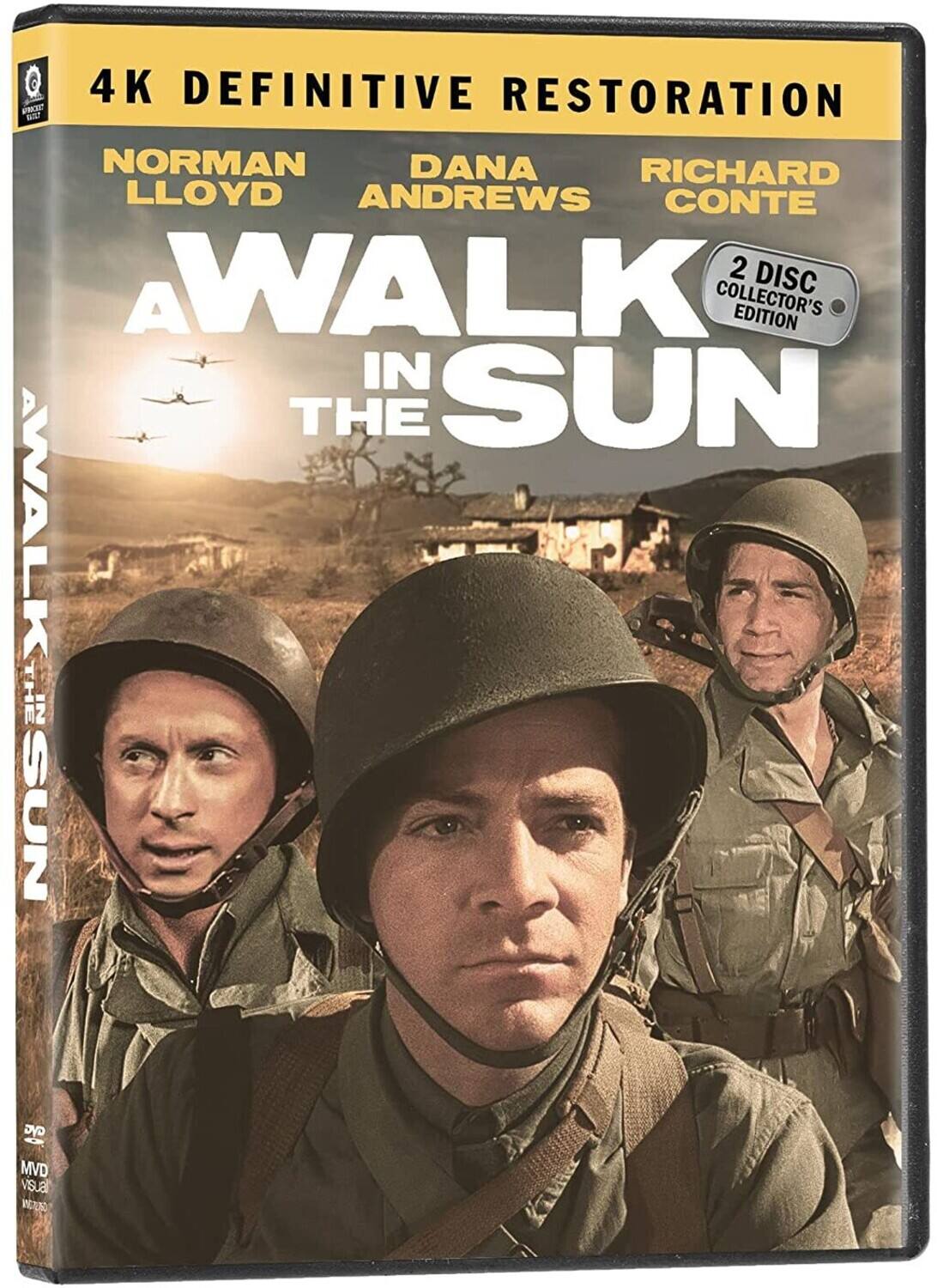 Front. A Walk in the Sun (4K Definitive Restoration)   - DVD.